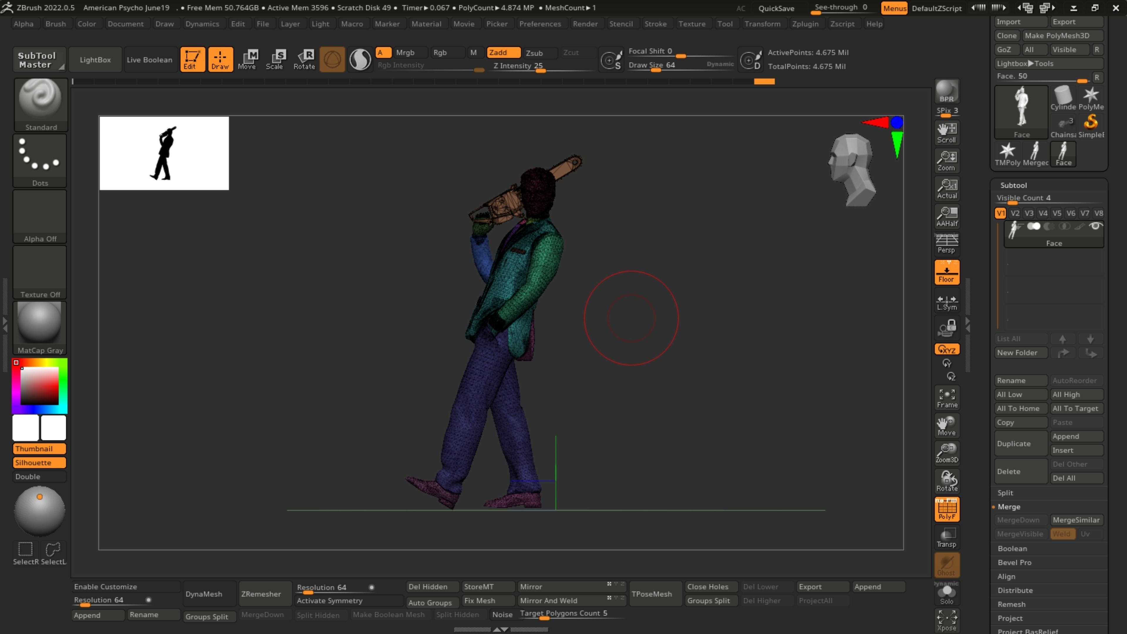 American Psycho Patrick Bateman 3D print model_12