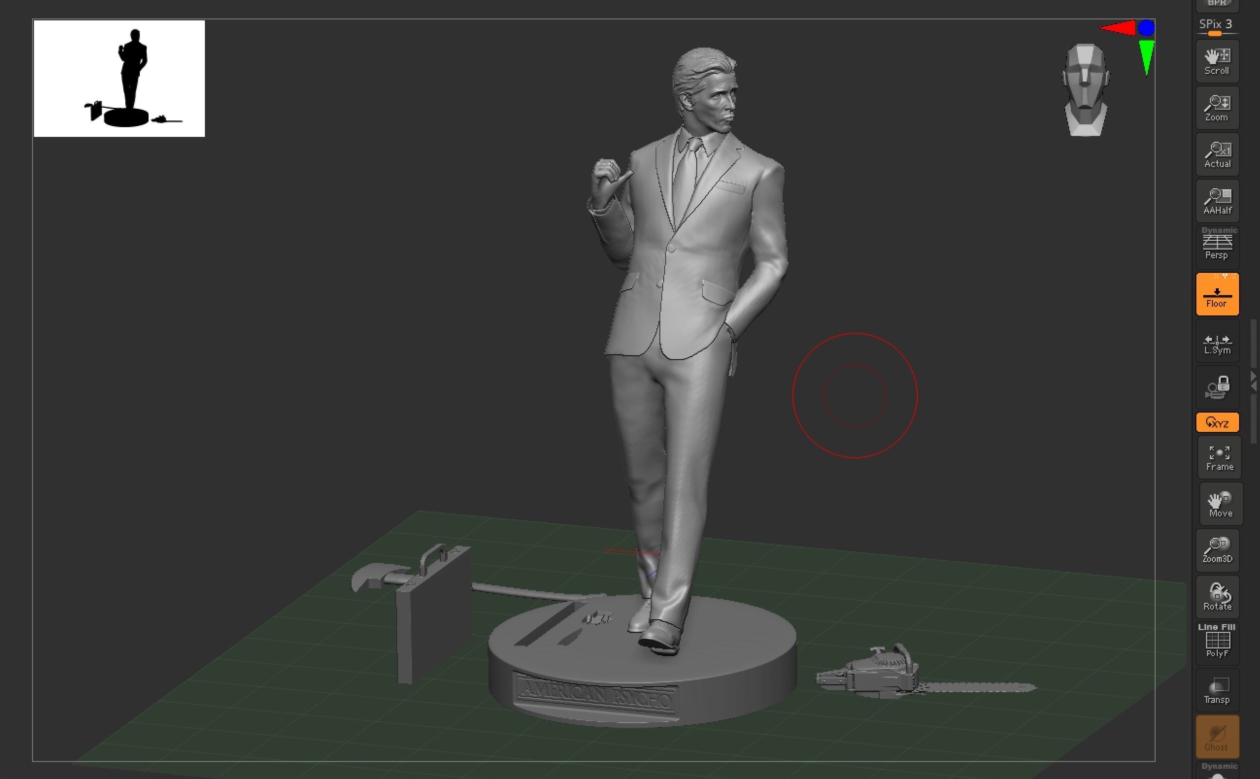 American Psycho Patrick Bateman 3D print model_9