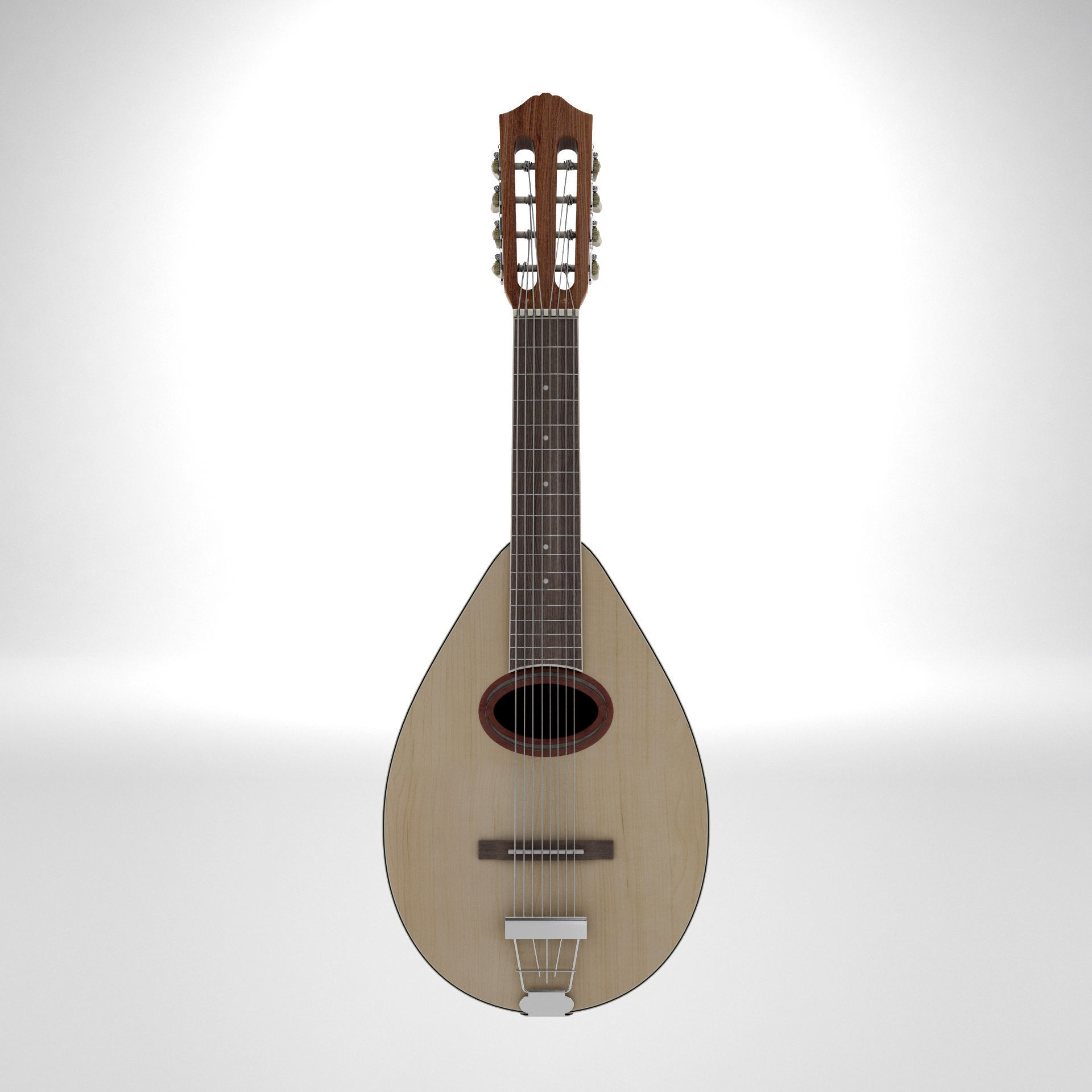 Mandolin 3D model_4