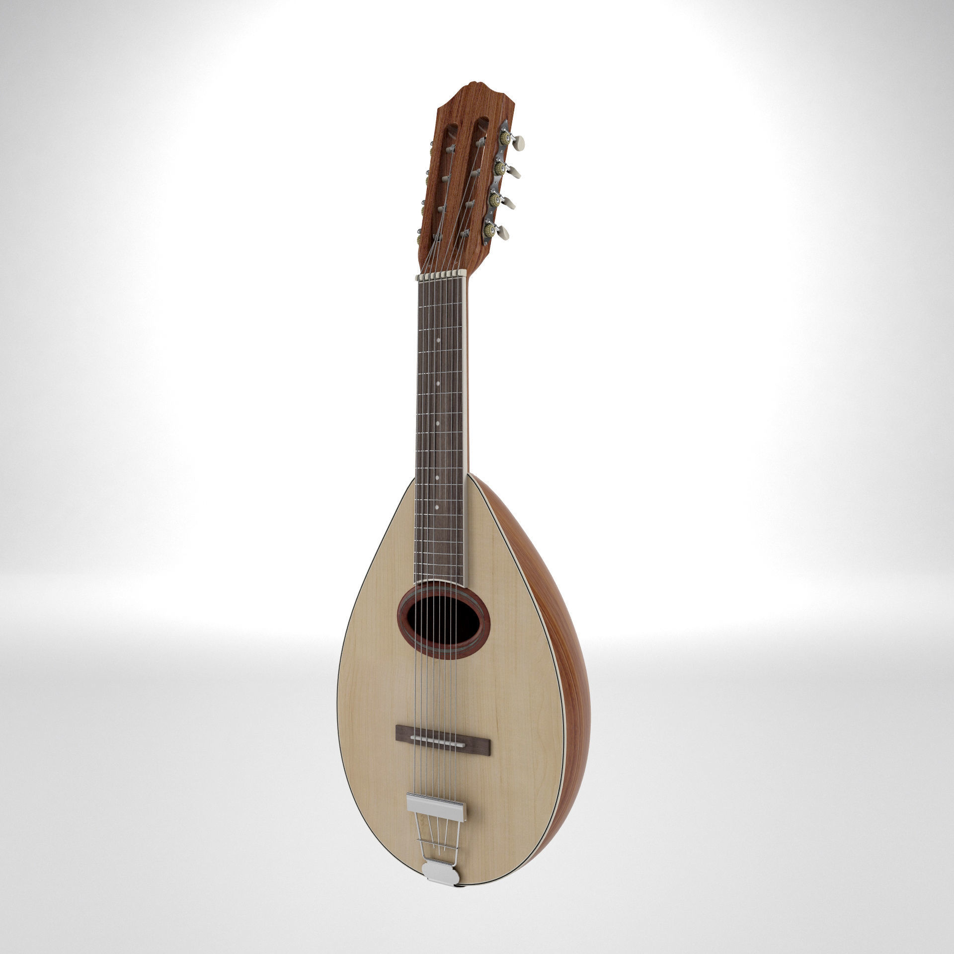 Mandolin 3D model_3