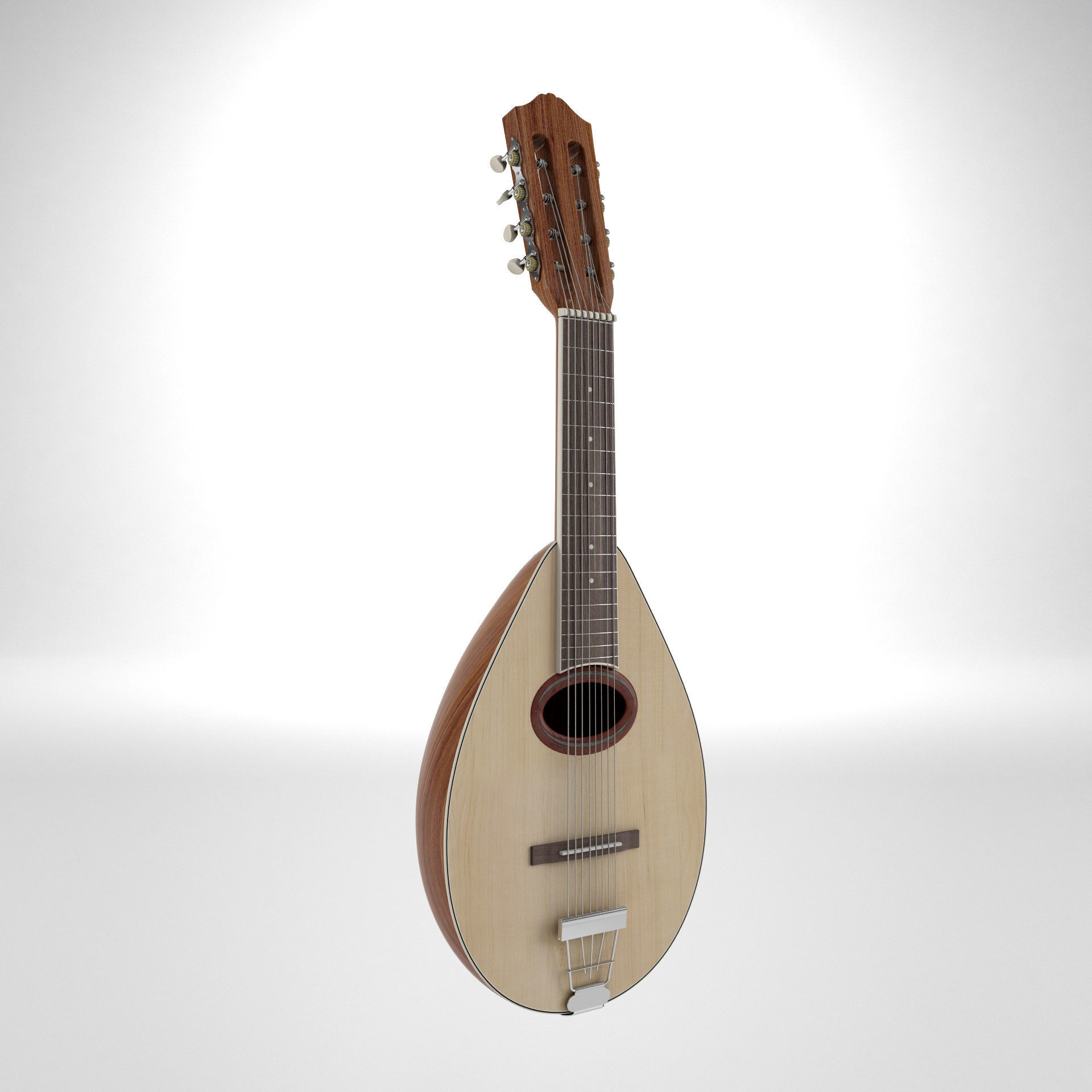 Mandolin 3D model_2