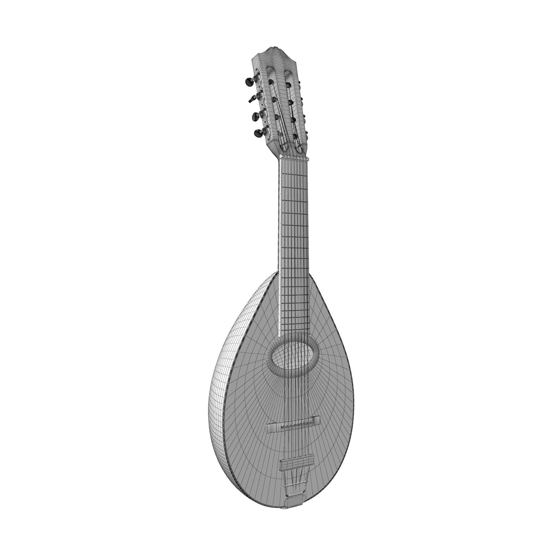 Mandolin 3D model_14