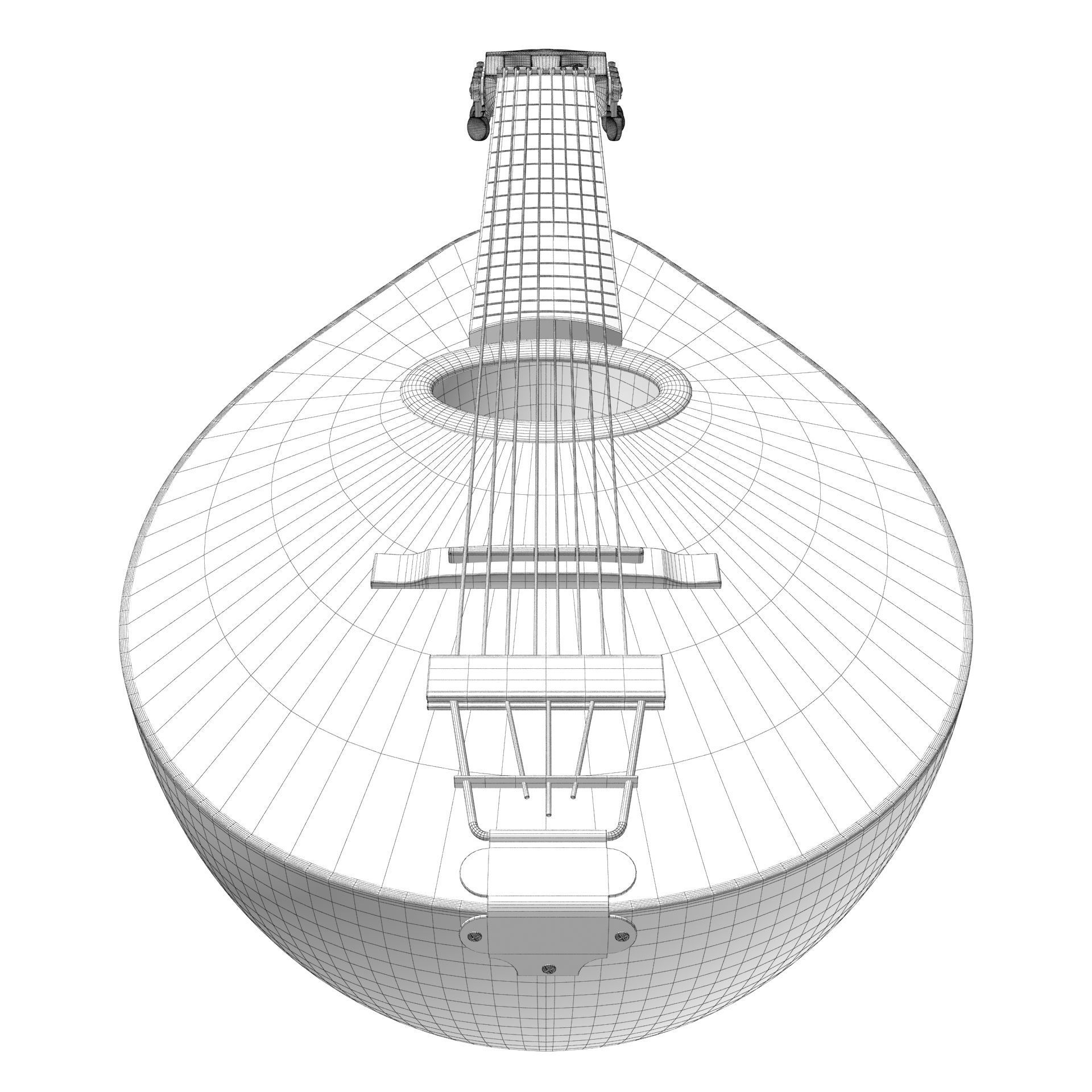 Mandolin 3D model_23