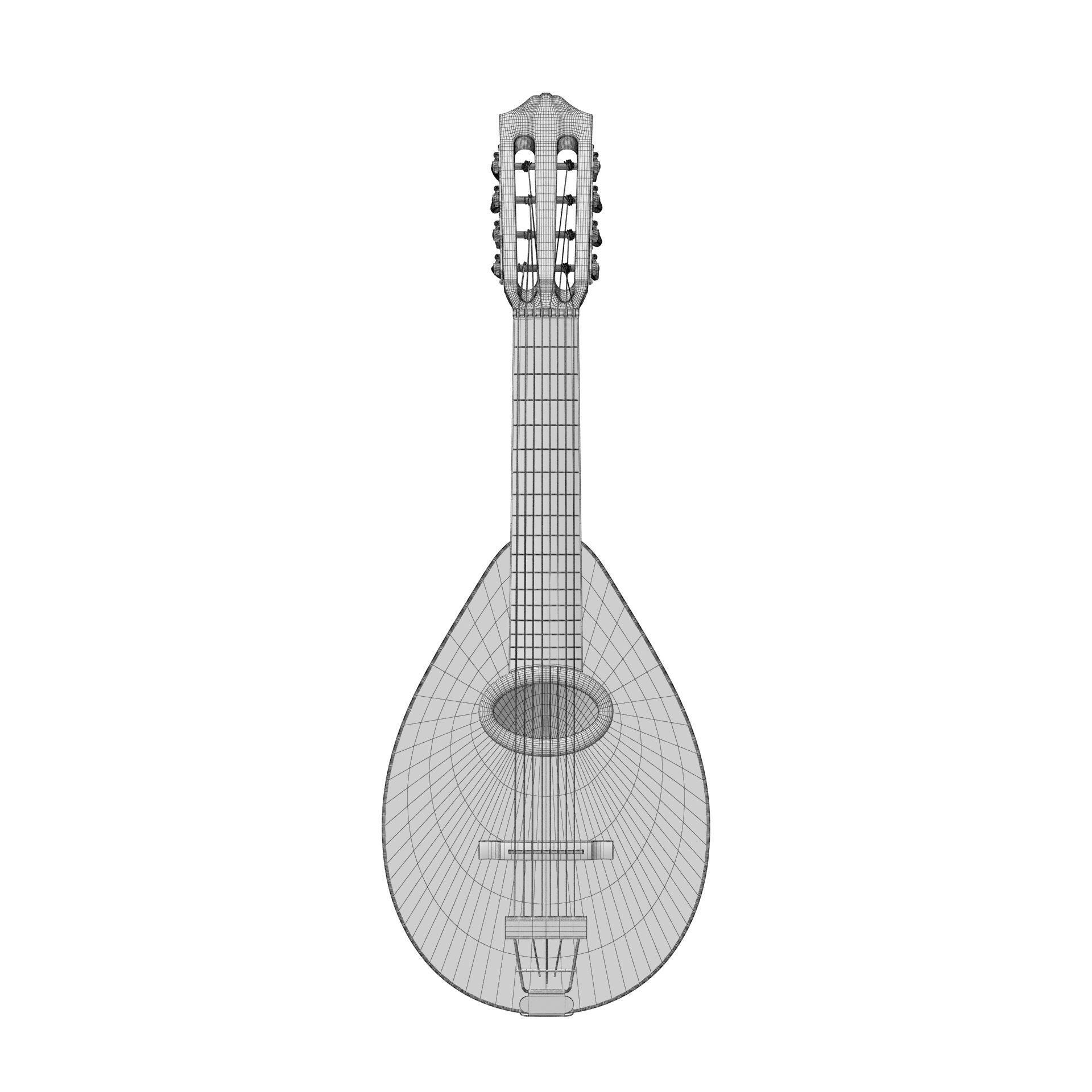 Mandolin 3D model_16