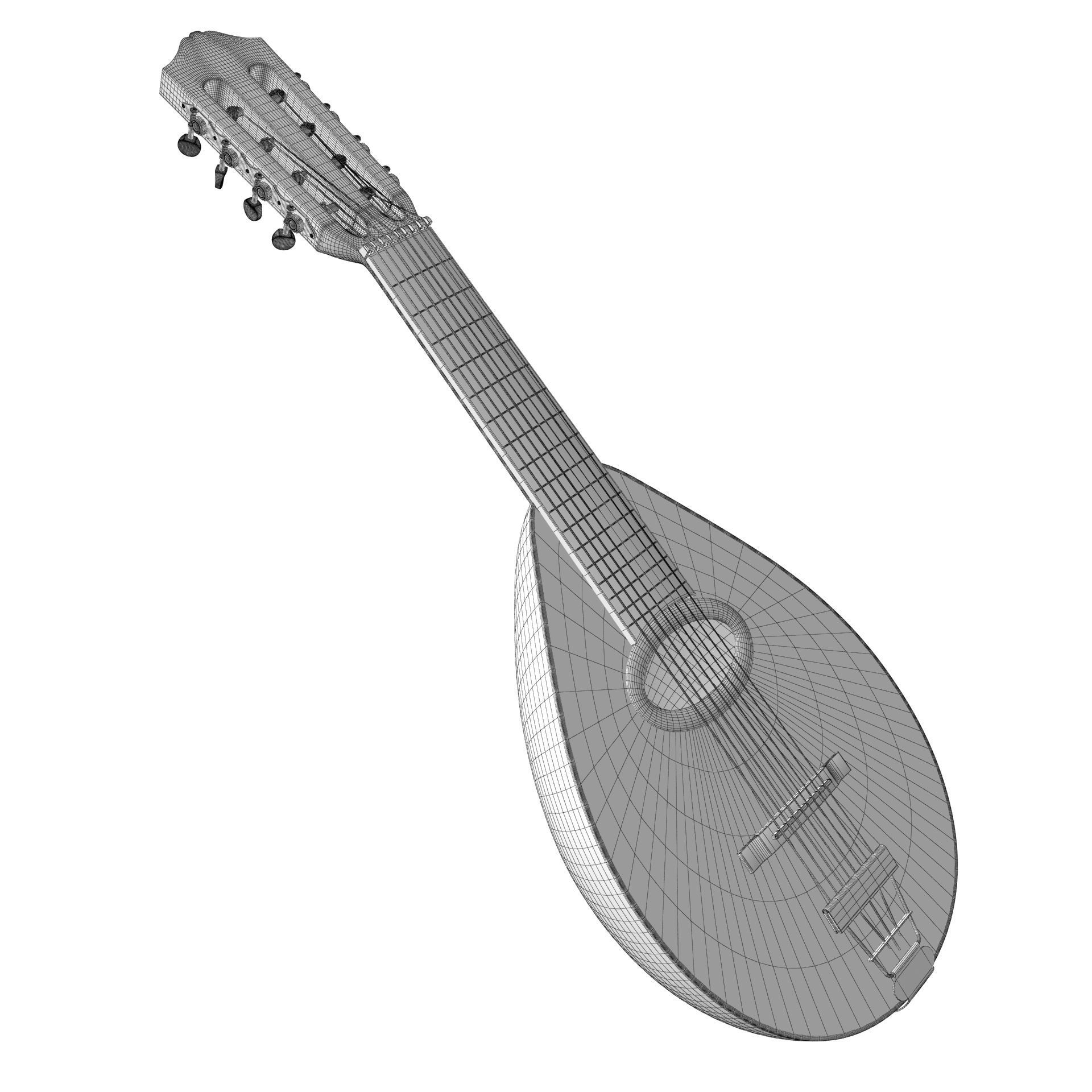 Mandolin 3D model_12