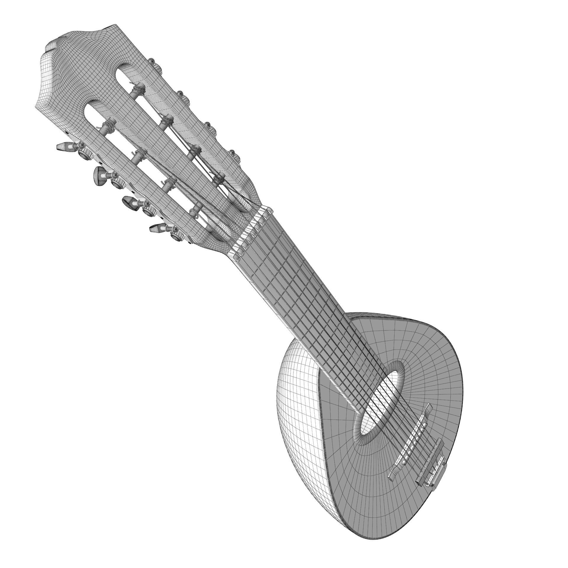 Mandolin 3D model_13