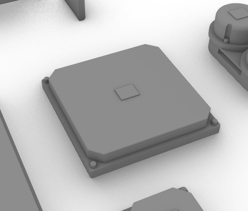 Sensors Cameras Antennas Arrays Receivers Kitbash Mega Pack 3D Model Collection_63