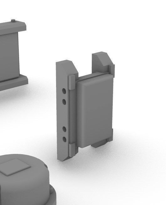 Sensors Cameras Antennas Arrays Receivers Kitbash Mega Pack 3D Model Collection_50