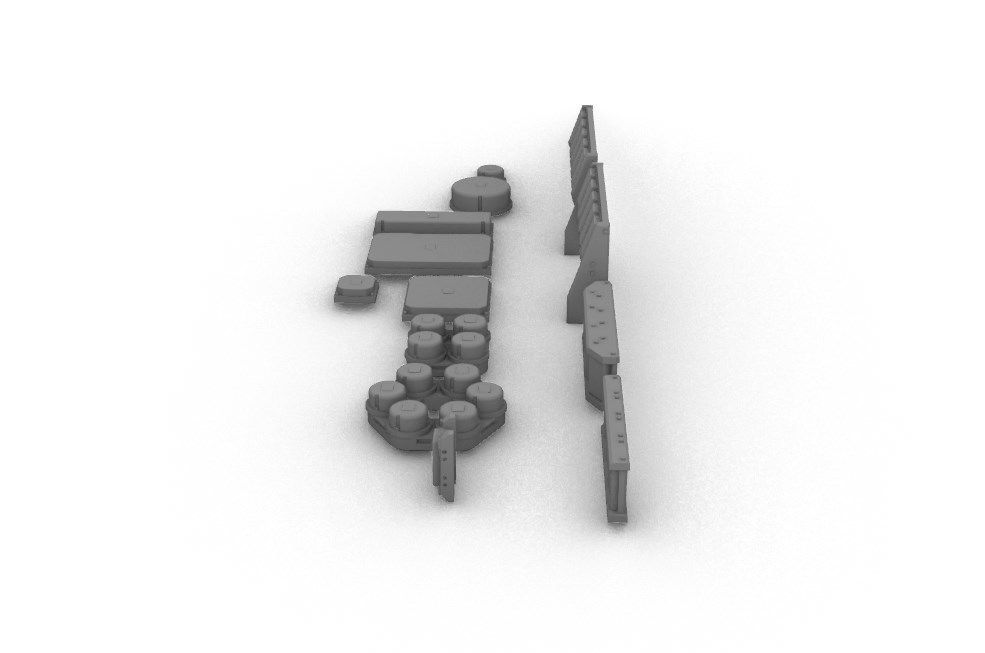 Sensors Cameras Antennas Arrays Receivers Kitbash Mega Pack 3D Model Collection_62