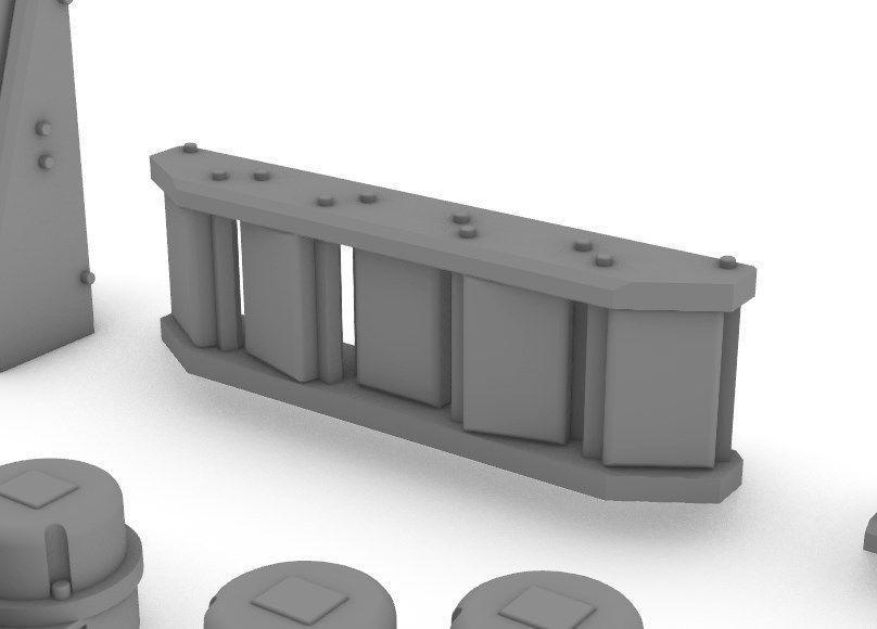 Sensors Cameras Antennas Arrays Receivers Kitbash Mega Pack 3D Model Collection_59