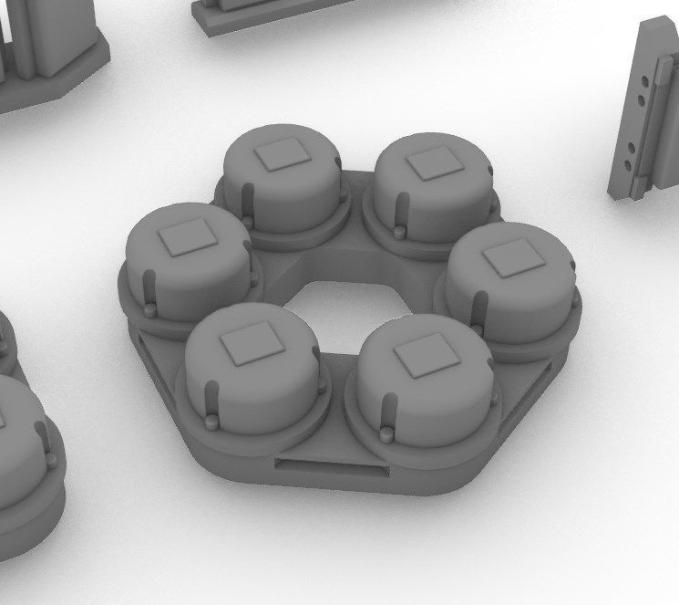 Sensors Cameras Antennas Arrays Receivers Kitbash Mega Pack 3D Model Collection_95