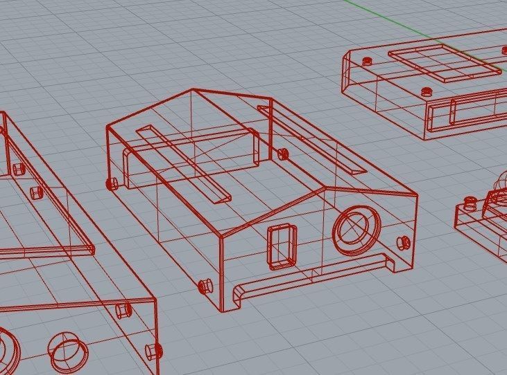 Sensors Cameras Antennas Arrays Receivers Kitbash Mega Pack 3D Model Collection_35