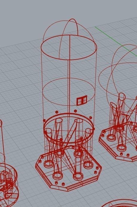 Sensors Cameras Antennas Arrays Receivers Kitbash Mega Pack 3D Model Collection_119