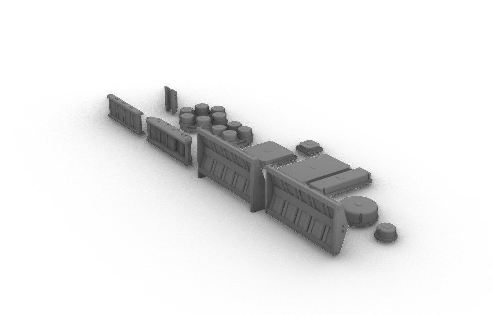 Sensors Cameras Antennas Arrays Receivers Kitbash Mega Pack 3D Model Collection_58