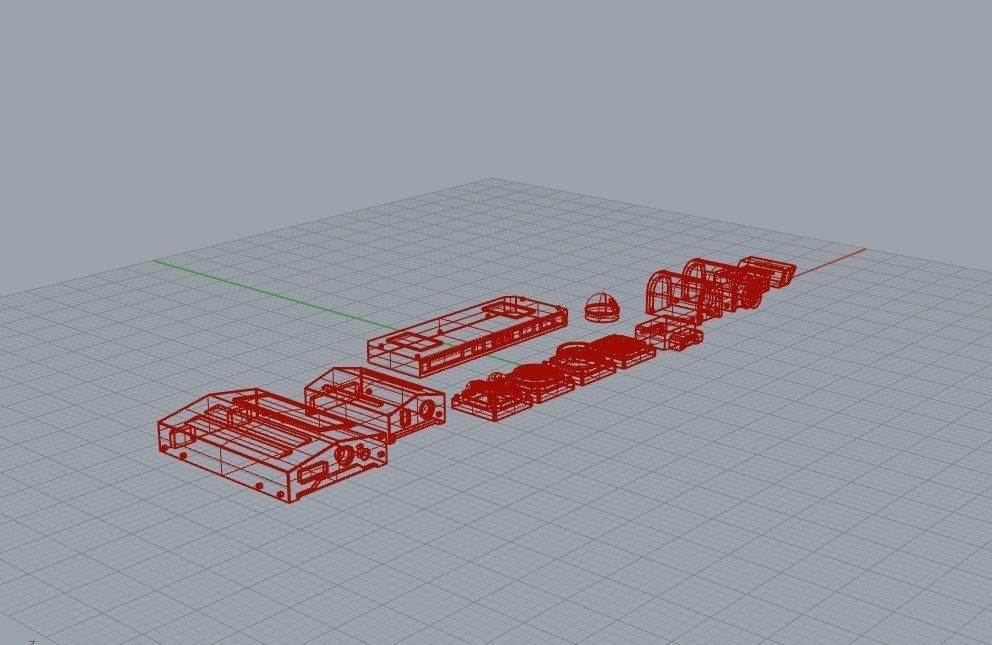 Sensors Cameras Antennas Arrays Receivers Kitbash Mega Pack 3D Model Collection_37