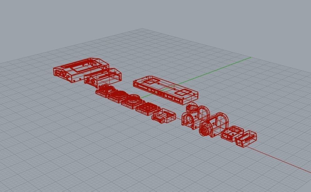 Sensors Cameras Antennas Arrays Receivers Kitbash Mega Pack 3D Model Collection_43