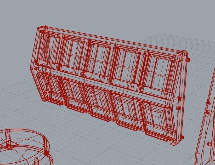 Sensors Cameras Antennas Arrays Receivers Kitbash Mega Pack 3D Model Collection_130