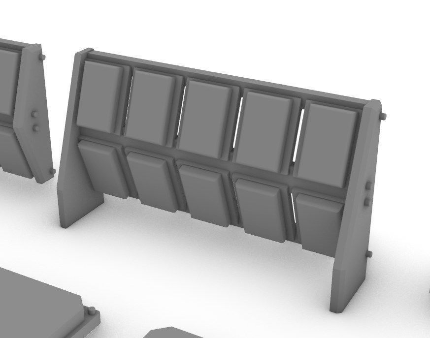 Sensors Cameras Antennas Arrays Receivers Kitbash Mega Pack 3D Model Collection_116