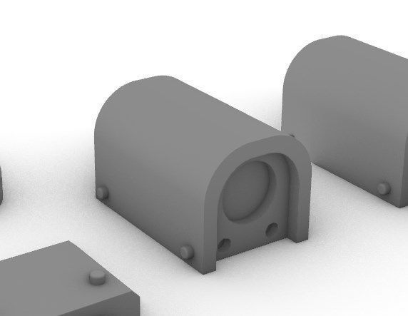 Sensors Cameras Antennas Arrays Receivers Kitbash Mega Pack 3D Model Collection_17