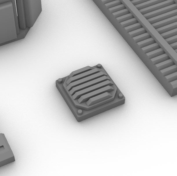 Sensors Cameras Antennas Arrays Receivers Kitbash Mega Pack 3D Model Collection_123