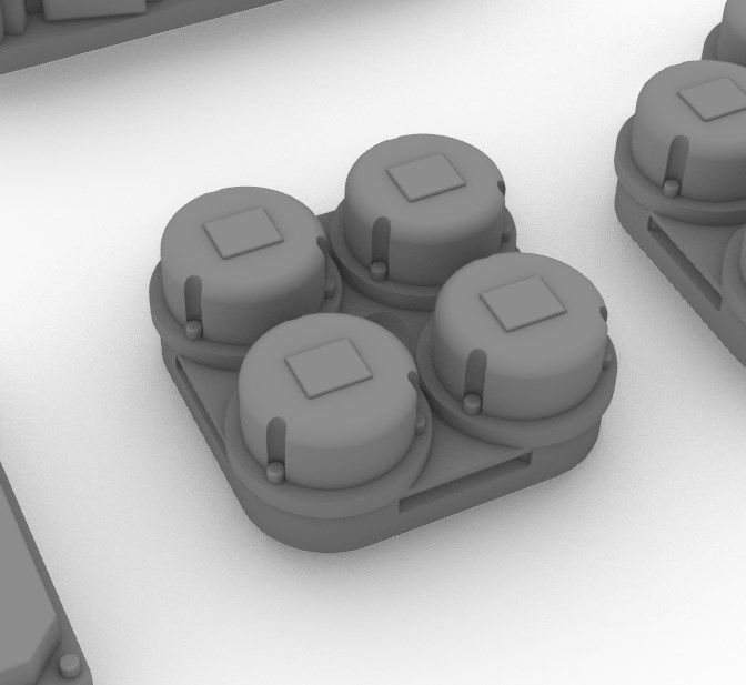 Sensors Cameras Antennas Arrays Receivers Kitbash Mega Pack 3D Model Collection_84