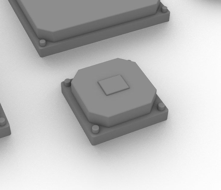 Sensors Cameras Antennas Arrays Receivers Kitbash Mega Pack 3D Model Collection_52