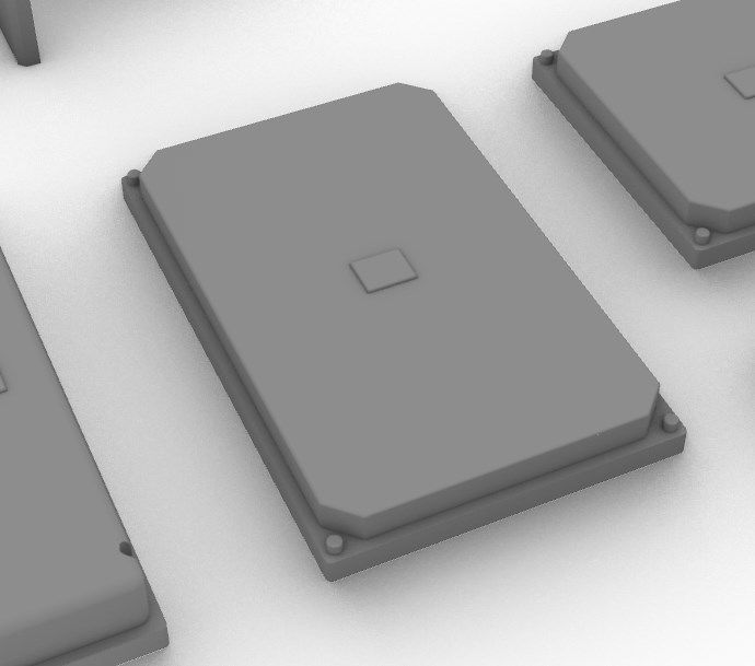 Sensors Cameras Antennas Arrays Receivers Kitbash Mega Pack 3D Model Collection_57