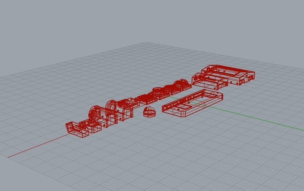 Sensors Cameras Antennas Arrays Receivers Kitbash Mega Pack 3D Model Collection_33