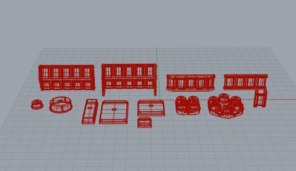 Sensors Cameras Antennas Arrays Receivers Kitbash Mega Pack 3D Model Collection_105