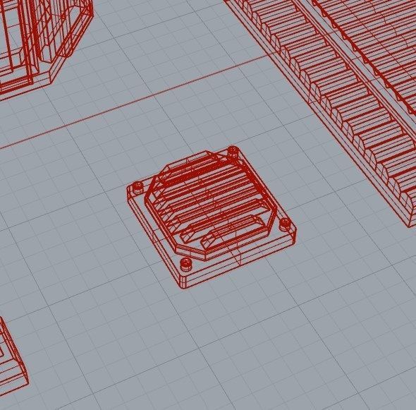 Sensors Cameras Antennas Arrays Receivers Kitbash Mega Pack 3D Model Collection_110