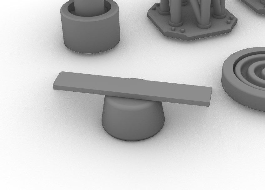 Sensors Cameras Antennas Arrays Receivers Kitbash Mega Pack 3D Model Collection_127