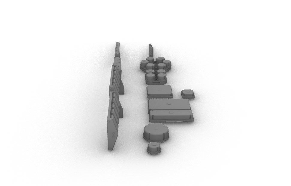 Sensors Cameras Antennas Arrays Receivers Kitbash Mega Pack 3D Model Collection_56