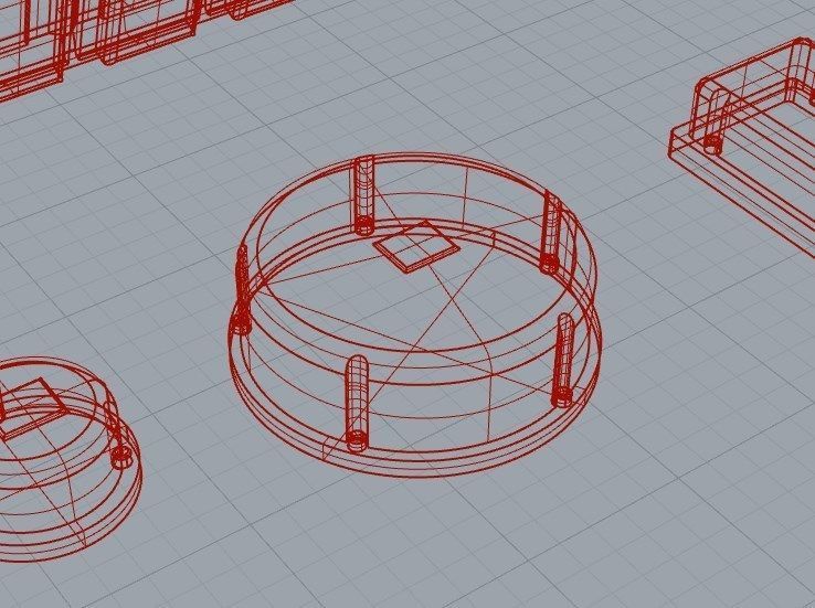 Sensors Cameras Antennas Arrays Receivers Kitbash Mega Pack 3D Model Collection_85