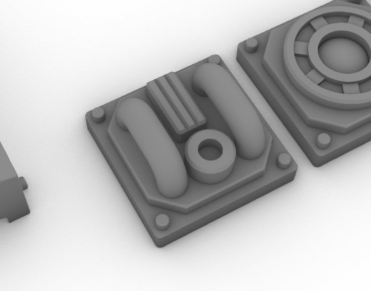 Sensors Cameras Antennas Arrays Receivers Kitbash Mega Pack 3D Model Collection_26