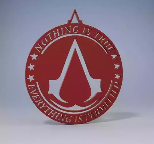 Assassins creed necklace 3D print model