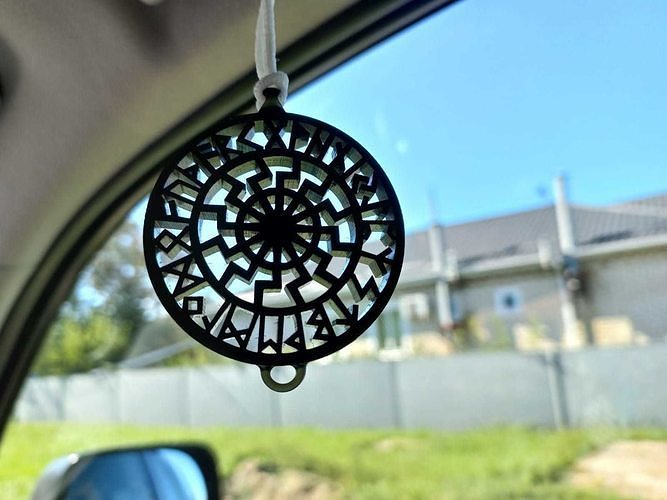 Slavic pendant neck decoration or  car decoration 3D print model