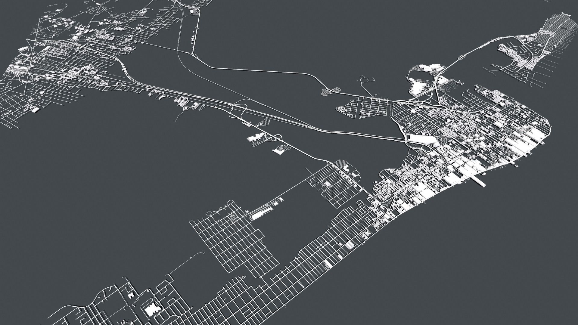 Atlantic city New Jersey USA  3D model_6