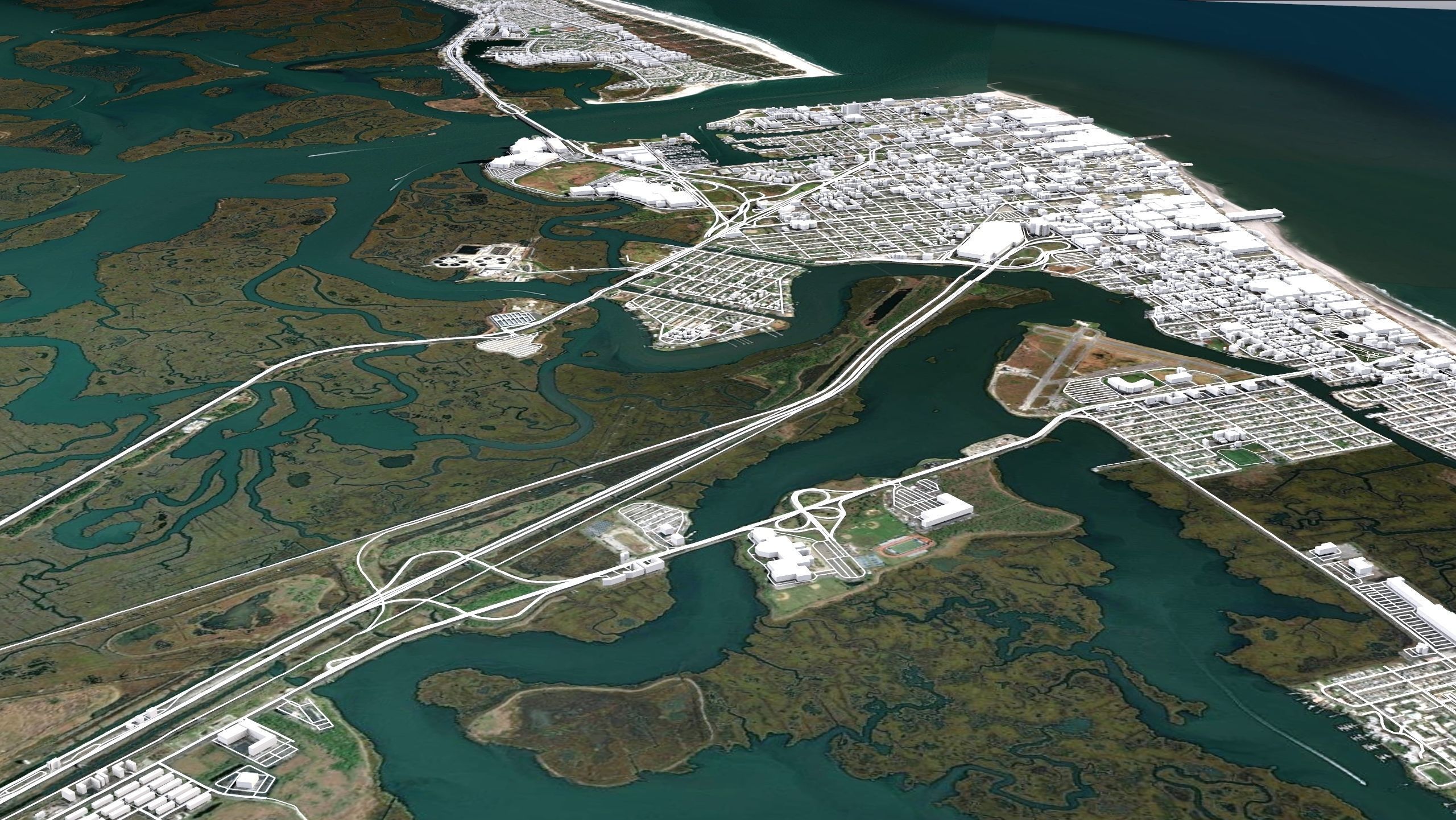 Atlantic city New Jersey USA  3D model_2