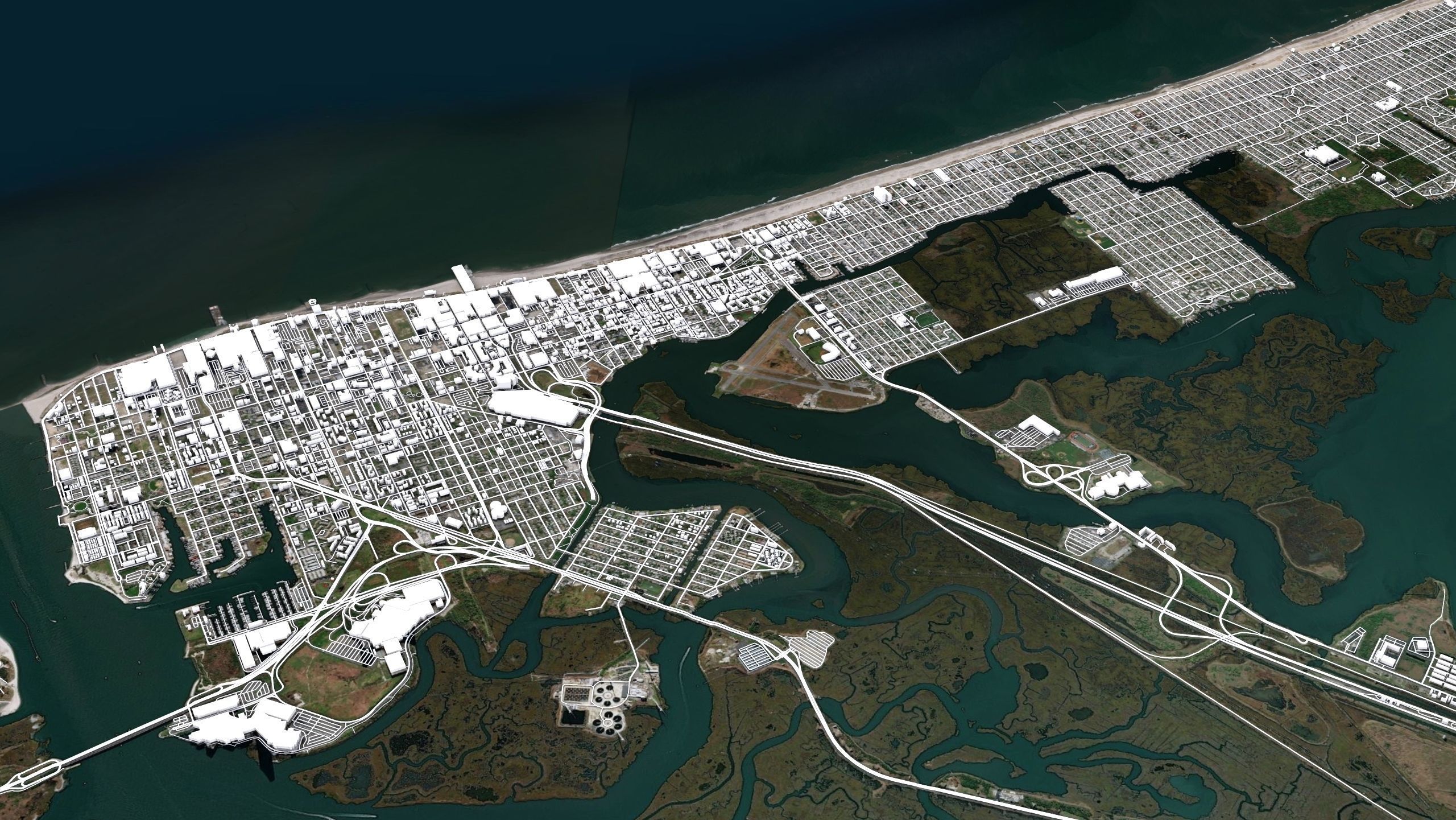 Atlantic city New Jersey USA  3D model_7