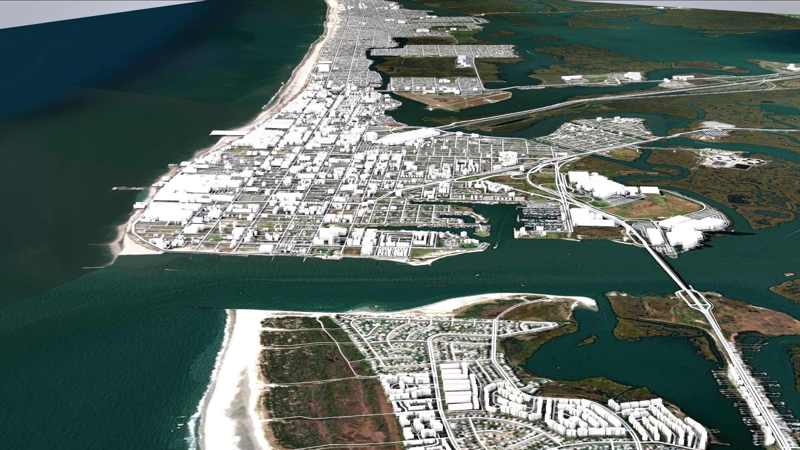 Atlantic city New Jersey USA  3D model_5