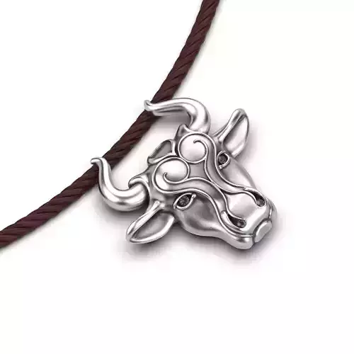 Calf pendant 3D print model