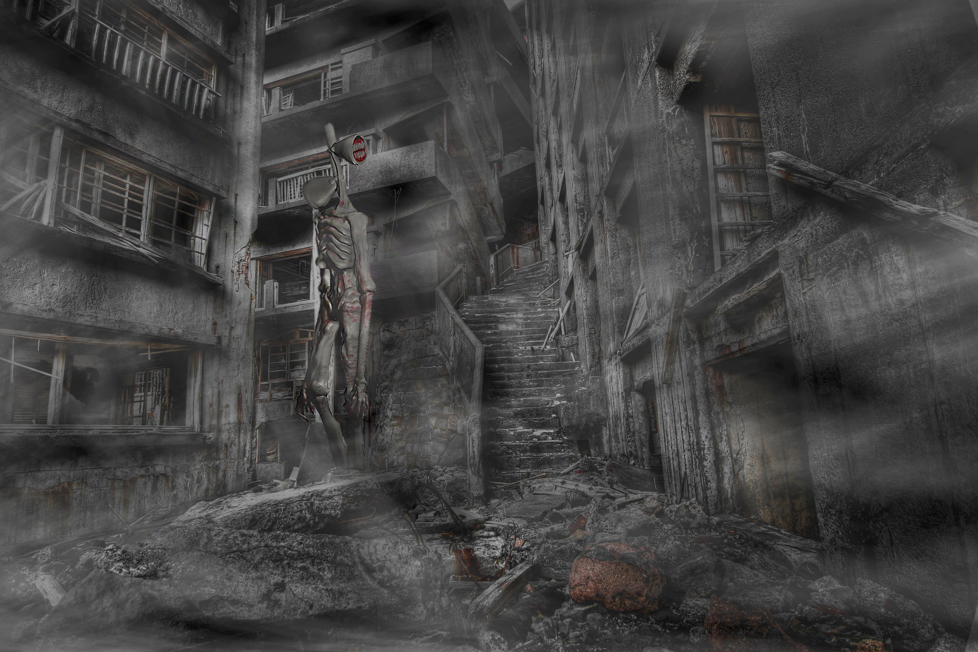 Siren Head 3D print model_10