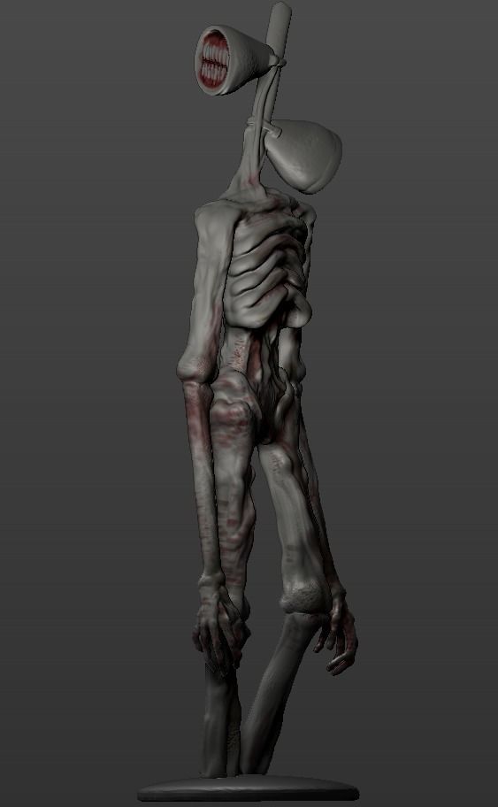 Siren Head 3D print model_7