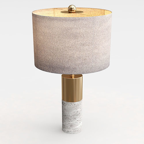 Mid century lamp 3D model
