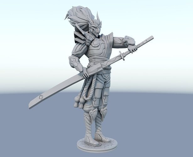 yasuo blood moon League of Legends 3D print model 3D print model
