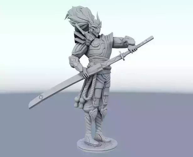 yasuo blood moon League of Legends 3D print model