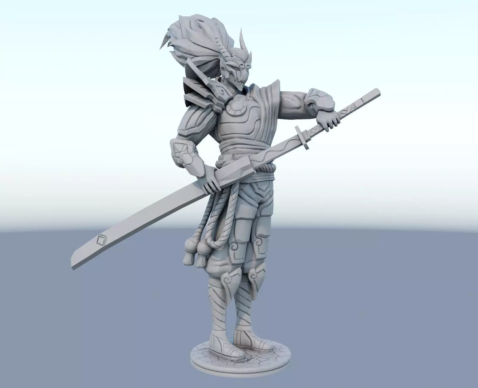 yasuo blood moon League of Legends 3D print model 3D print model_0