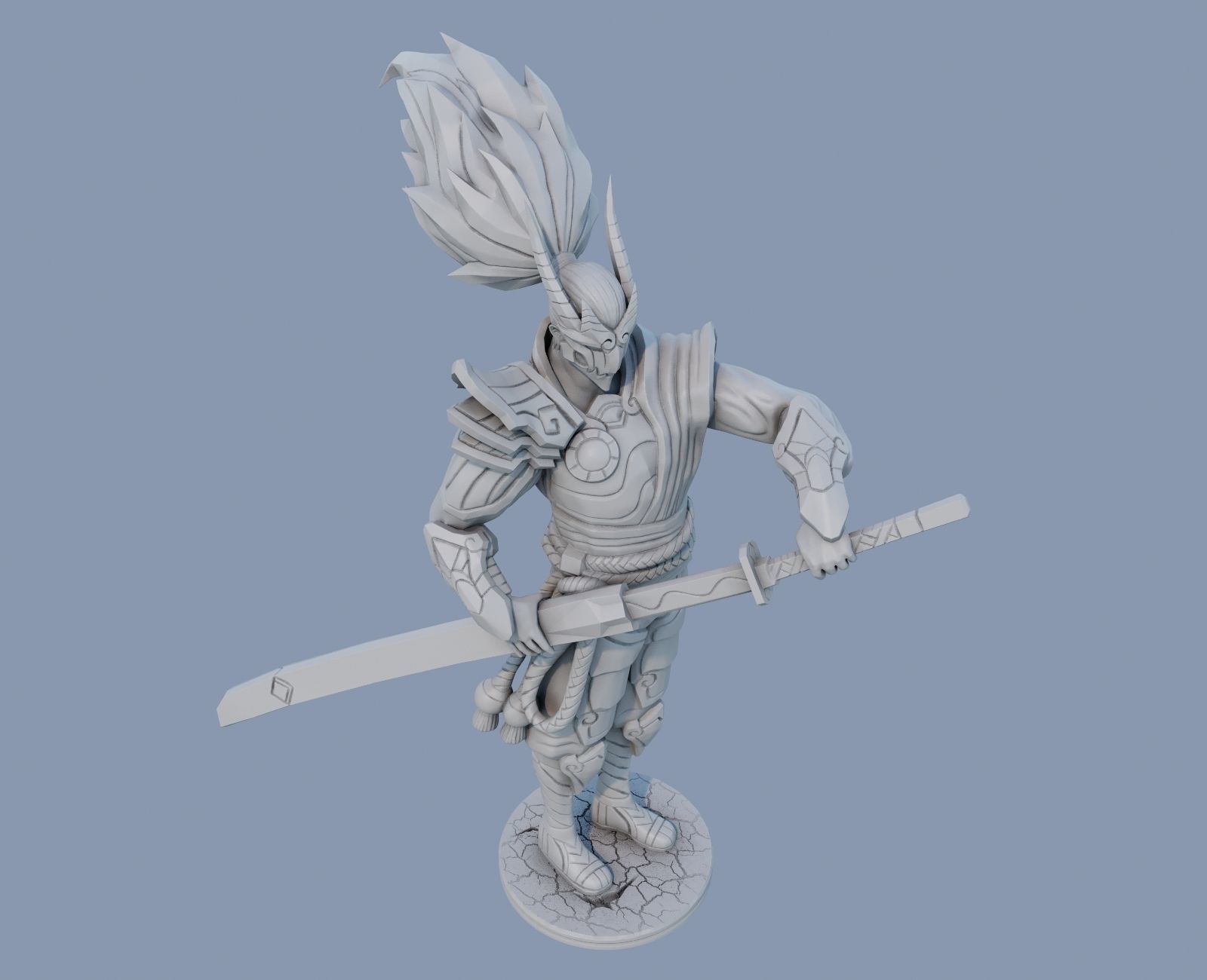 yasuo blood moon League of Legends 3D print model 3D print model_8