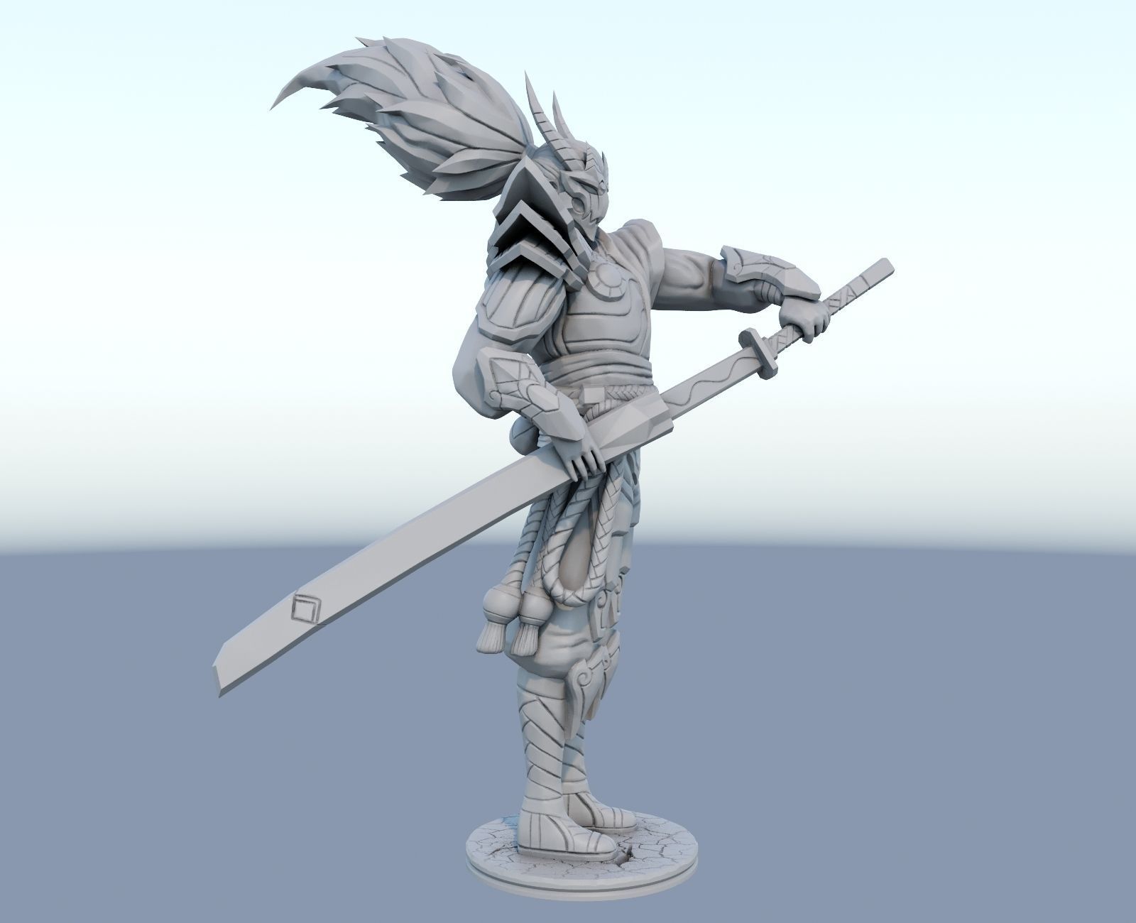 yasuo blood moon League of Legends 3D print model 3D print model_7