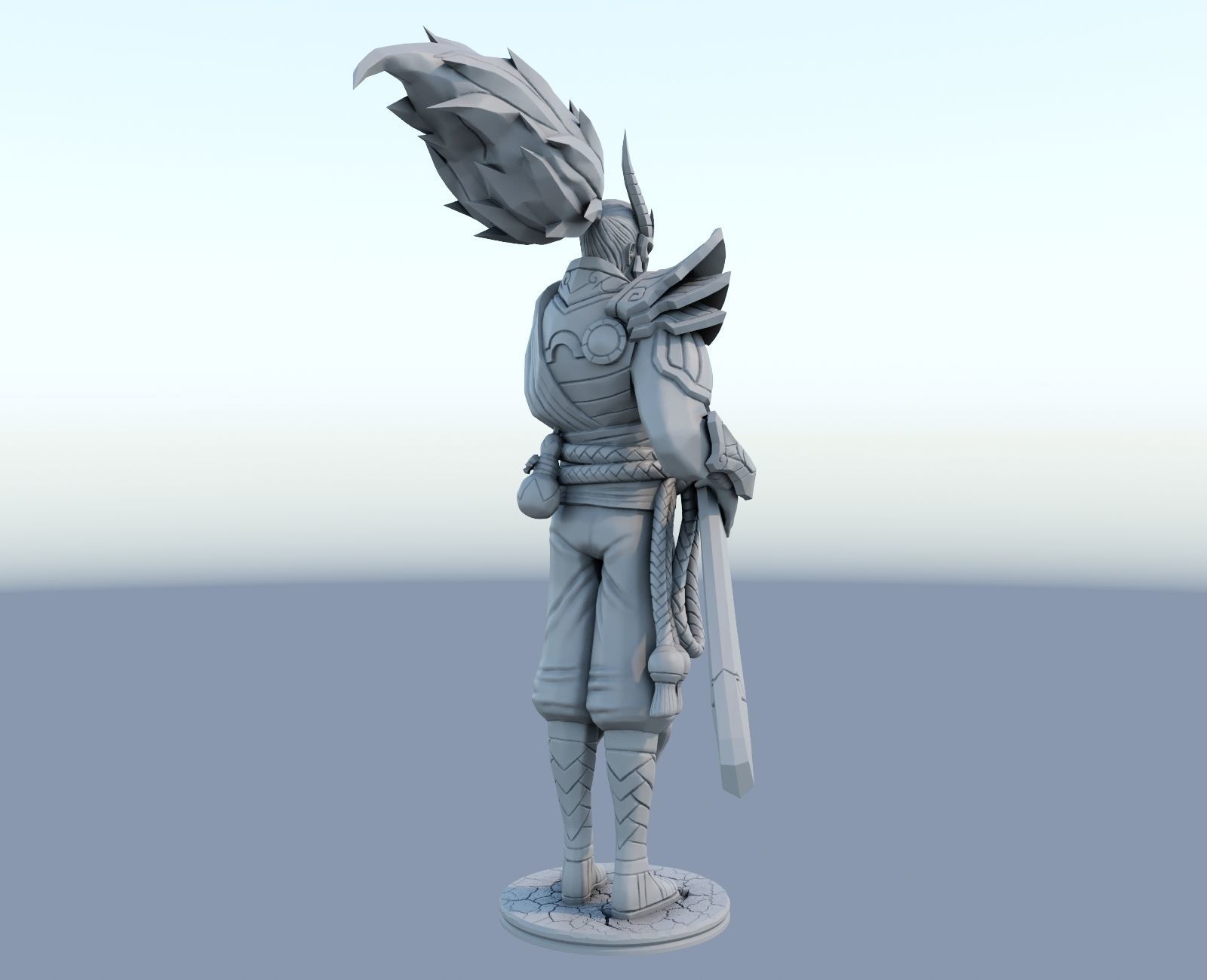 yasuo blood moon League of Legends 3D print model 3D print model_6